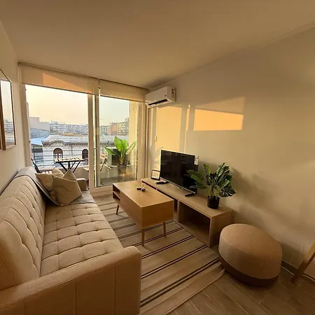 Hom I Depto 1D1B A Pasos Del Metro Toesca Santiago Apartment